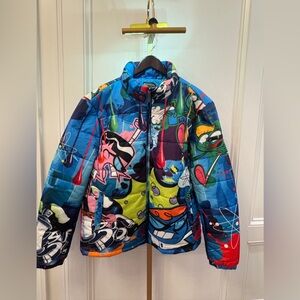 Nw 2XL DEXTER’s laboratory X de•Kryptic puffer jacket coat mandark dee mens RARE